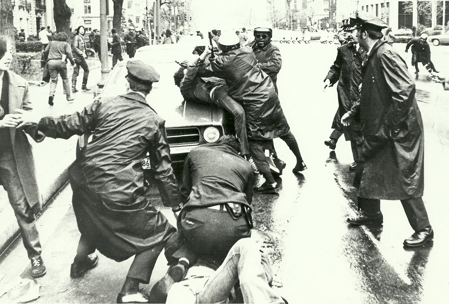 Series of Photos from 1970s era fracas