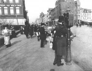#19-A HIC-DC Public Library Pulling a box at the turn of the 20th century