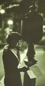 1970 Policewoman on call box