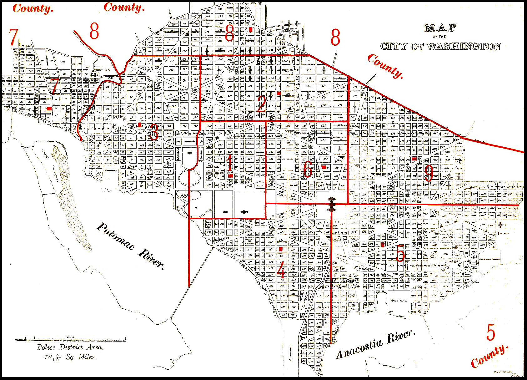 1893 Precinct Map