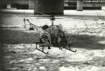 Photo Rescue and Police efforts Jan 13, 1982, Flight 90 crash into 14th Street Bridge and Potomac River, photo courtesy MPD photo archive