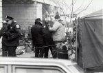 Photo Rescue and Police efforts Jan 13, 1982, Flight 90 crash into 14th Street Bridge and Potomac River, photo courtesy MPD photo archive