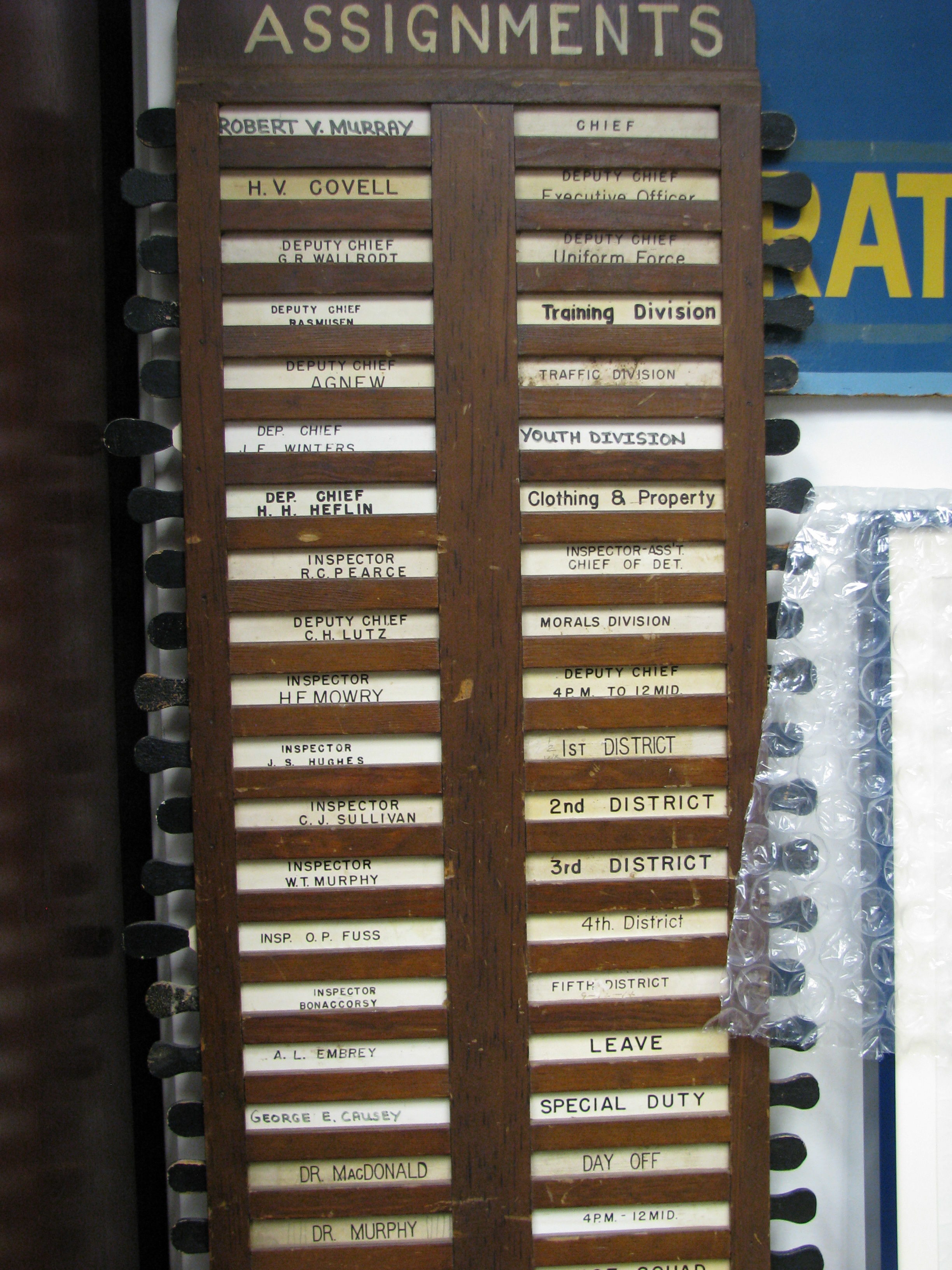 More Items and Artifacts Housed in the MPD Archive