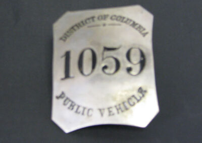 police vehicle badge