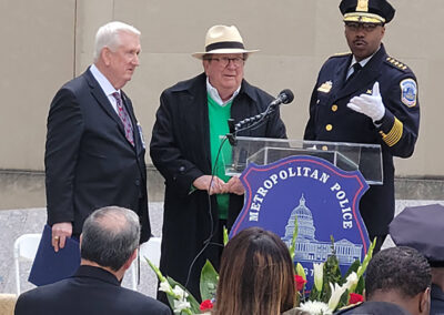 Don Blake, Pat Collins and Chief Contee