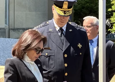 MPD Interim Chief Jeffrey Carroll and US Attorney for the District of Columbia Jeanine Pirro